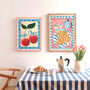 Bon Appétit Kitchen Wall Art | Hand Painted Breakfast Print, thumbnail 9 of 12