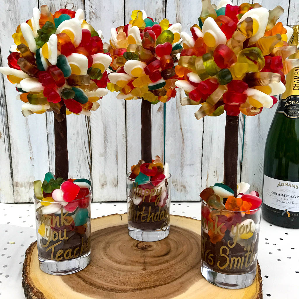 personalised haribo edible sweet tree by sweet trees