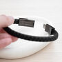 Personalised Men's Secret Message Usb Cable Bracelet, thumbnail 8 of 12