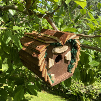Wooden Bird Care Feeder And Nest Box Gift Set, 9 of 9
