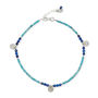 Istanbul Silver Turquoise And Lapis Lazuli Necklace, thumbnail 7 of 10
