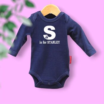 Personalised Alphabet Baby Body Vest, 3 of 11