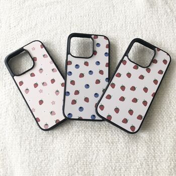 Strawberries And Blueberries Phone Case, 2 of 3