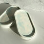 Blue Marble Oval Concrete Tray, thumbnail 2 of 2
