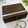 Personalised Wooden Jewellery Box With Aluminium, thumbnail 11 of 12