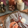 Set Of Four Autumn Felt Hanging Pumpkins Decorations, thumbnail 4 of 6