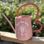 Personalised Wavey Pink Watering Can, thumbnail 1 of 6