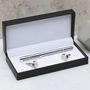 Personalised Rollerball Pen And Cufflink Gift Set, thumbnail 2 of 2