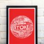 Stoke Football Club Typography Print, thumbnail 4 of 8