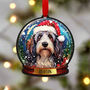 Bearded Collie Dog Tree Decoration, thumbnail 1 of 2