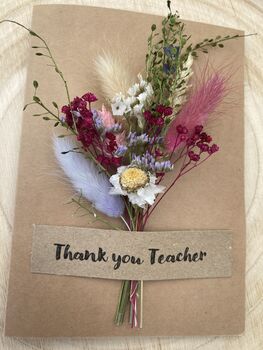 Dried Flower Teacher Card, 3 of 3