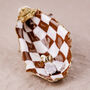 Hand Painted Brown Oyster Shell Trinket Dish, thumbnail 1 of 5