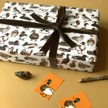 Ducks Of Britain Wrapping Paper Set, 10 of 10