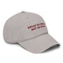 Decaf Is Literally Not An Option Cotton Embroidered Cap, thumbnail 3 of 12