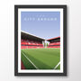 Nottingham Forest City Ground Trent End Poster, thumbnail 7 of 7