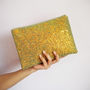 Sparkly Glitter Clutch Bag, thumbnail 2 of 10
