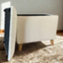 Bouclé Dressing Table Stool, thumbnail 3 of 6
