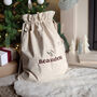 Personalised Canvas Gift Sack Embroidered, thumbnail 1 of 4