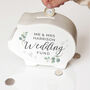 Personalised Wedding Piggy Bank Personalised Gift, thumbnail 2 of 5