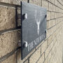 Personalised Stag Slate House Number Sign, thumbnail 2 of 2
