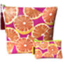 Oranges Vegan Leather Cosmetic Bag, thumbnail 5 of 5