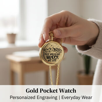Personalised The Balmoral Pocket Watch With Case A Birthday And Anniversary Gift, 6 of 12