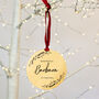 Personalised Remembrance Christmas Tree Decoration, thumbnail 3 of 6