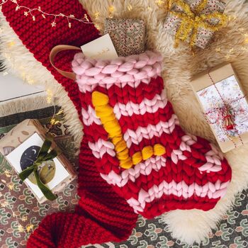 Personalised Chunky Jumbo Candyfloss And Scarlet Limited Edition Stocking, 5 of 6