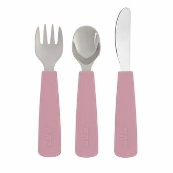 Wmbt Toddler Silicone Cutlery Set, 4 of 9