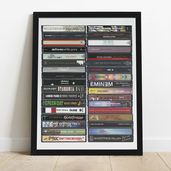 26th Birthday 2000 Music Print Personalised Gift, 5 of 8