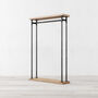 Eden Industrial Style Wood Clothes Rail, thumbnail 6 of 11
