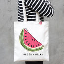 Personalised 'one In A Melon' Tote Bag By A Piece Of ...
