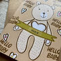 Personalised Hello Baby Card, thumbnail 2 of 3