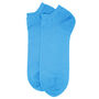 Pin Stripe Grey And Classic Blue Men's Trainer Socks, thumbnail 7 of 12