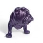 Standing English Bulldog Figurine, Purple Sparkle Finish, thumbnail 5 of 6
