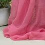 Sparkle Scarf In Dusky Pink, thumbnail 3 of 3