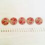 Set Of Five Handmade Ceramic Buttons, thumbnail 10 of 12