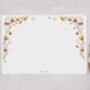 A4 Landscape Letter Writing Paper With Autumn Flower Design, thumbnail 2 of 5