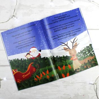 Personalised Boys 'It's Christmas' Story Book, 3 of 7