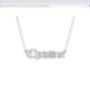 Personalised Old English Name Necklace, thumbnail 4 of 7