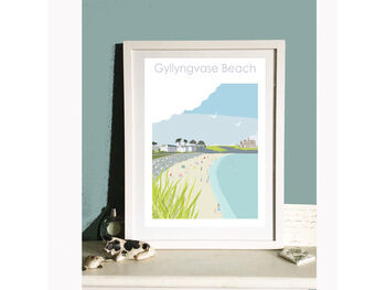 Gyllangvase Beach Falmouth Cornwall Travel Print, 2 of 6