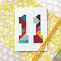 Mini Number Eleven Card, thumbnail 4 of 5