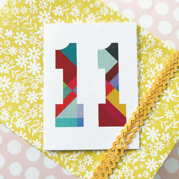 Mini Number Eleven Card, 4 of 5