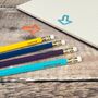 Derbyshire Dialect Engraved Pencil Set, thumbnail 1 of 5