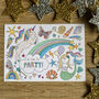 Magical Party Invitations To Colour In, thumbnail 3 of 3