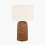 Brown Woven Seagrass Table Lamp, thumbnail 6 of 11