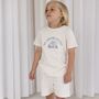 Personalised Airport Outfit Embroidered Holiday T Shirt And Shorts Set, thumbnail 3 of 9