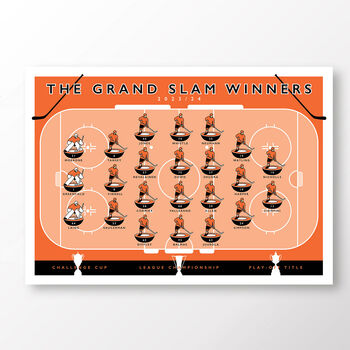 Sheffield Steelers The Grand Slam Winners Poster, 2 of 6