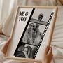 Personalised Couples Photo Collage Print, Birthday Gift, Anniversary, thumbnail 1 of 8