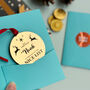 Personalised Nice List Christmas Medal Decoration, thumbnail 4 of 6